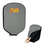 black neoprene pickleball paddle cover